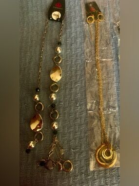 paparazzi Gold and Silver Mixed Metal 2  Necklace Sets